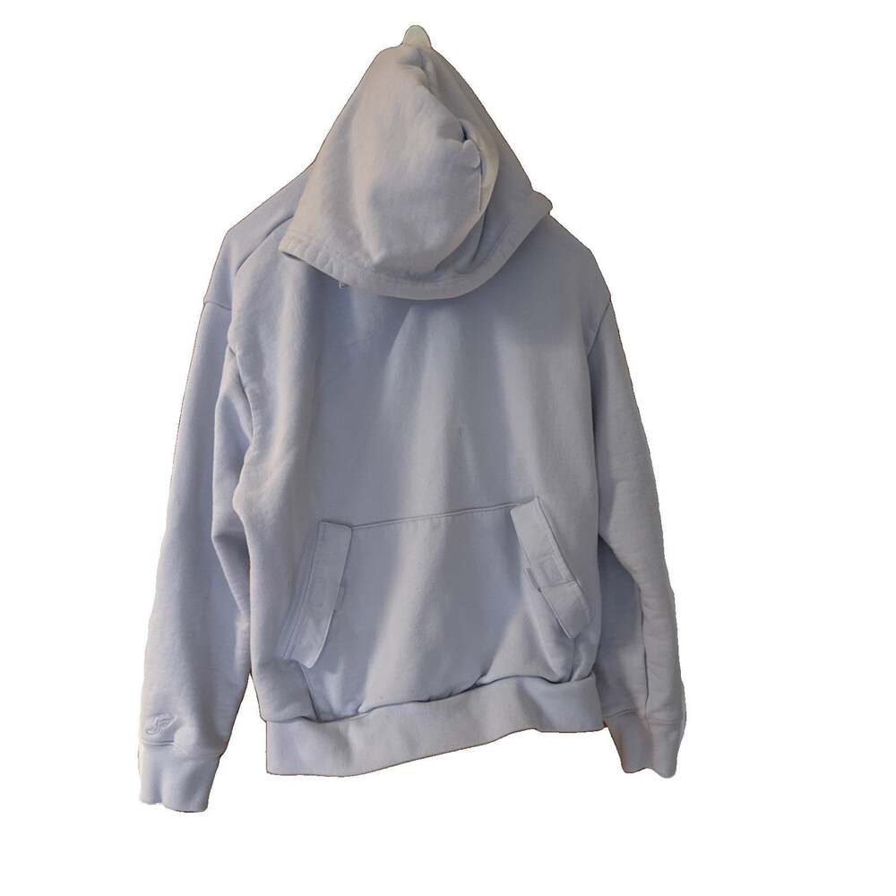 Nike Air Jordan By Solefly Sz L Men's Fleece Pullover Hoodie Light Grey Blue